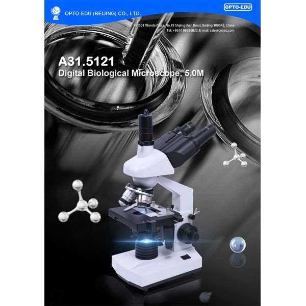 A31.5121-M Infinity Corrected Microscope Student Achromatic Monocular Quadruple