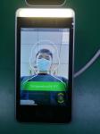 Real Time Live Face Recognition Display 8 Inch Temperature Detecting Android