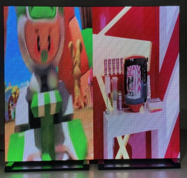 Cheap Full Color Rear Window LED Display P3 RGB Programmable Advertising Board for sale