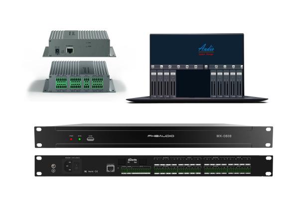 Cheap 8CH Signal DSP Audio Processor Feedback Suppressor With PC IOS Andorid Control for sale