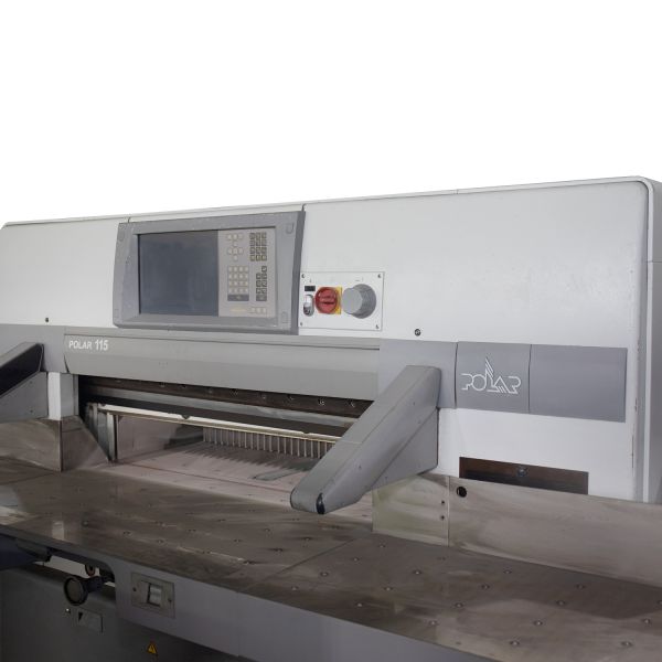 Used Automatic Industrial Guillotine Paper Cutting Machine Polar 115XC Weight 3500KG