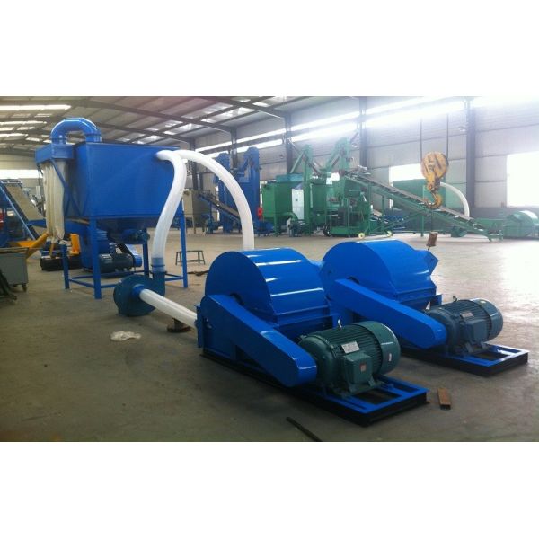 Professional Multi - Functional Wood Crushing Machine For Sawdust, power 45KW, capacity 1.5-2T/H