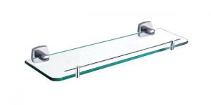 Best ODM Bathroom Accessories OEM Glass Shelf Holder Wall Mounted wholesale