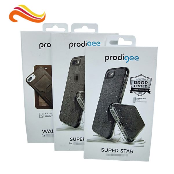 Phone case packing box with hanger / magnet electronics packaging box/ packaging for electronics