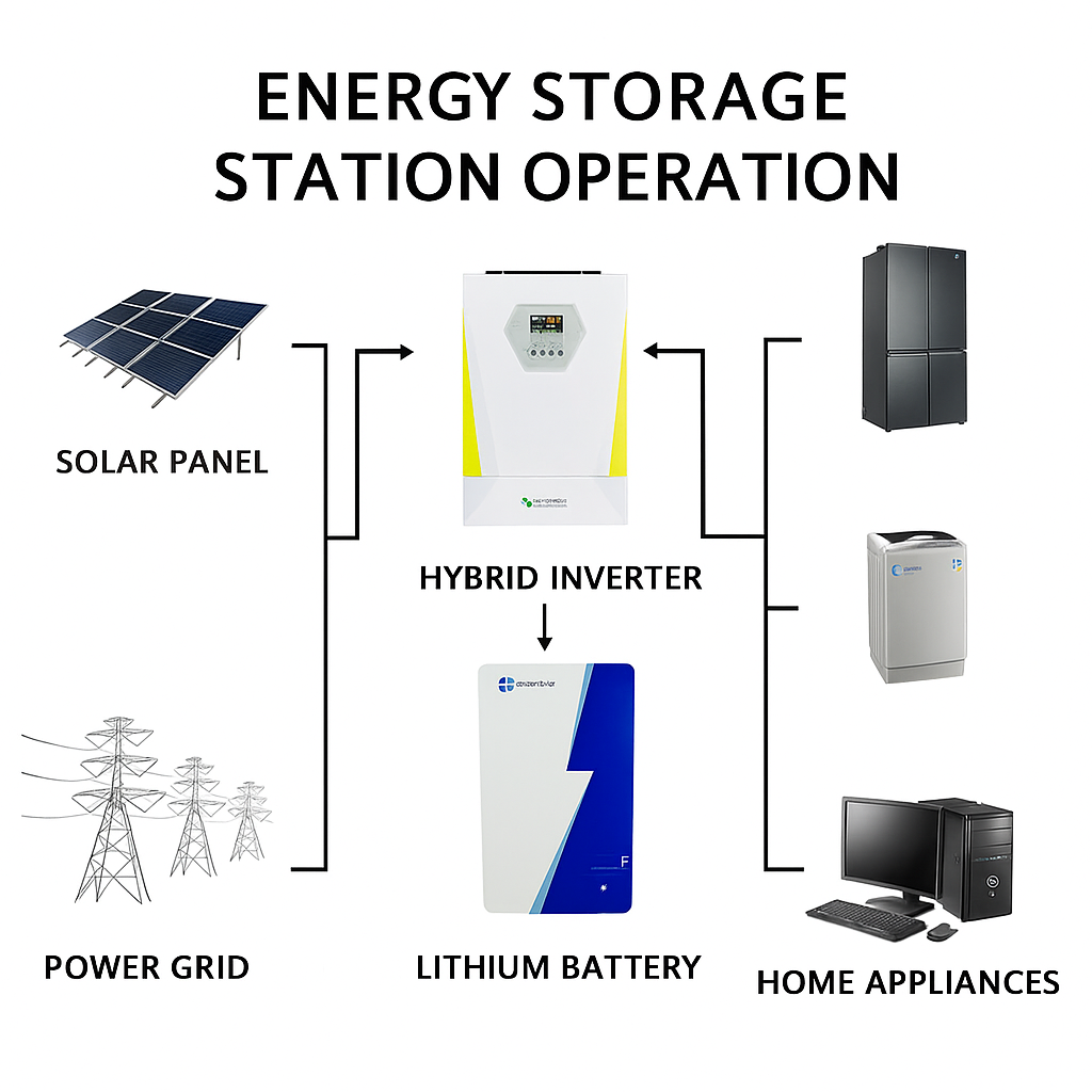 15kWh Off-Grid Solar Energy Storage System with Hybrid Inverter and Lithium Battery Pack