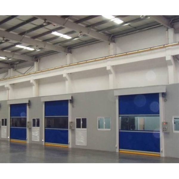 Workshop Industrial High Speed Roll Up Doors PVC Fast Action Doors