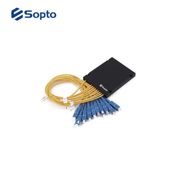 Cheap Rack Mount Type PLC Splitter 1x16 ABS Cassette SC Input Output Connector for sale