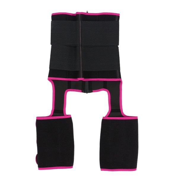 3XL 4XL Plus Size Waist Cincher 3 In 1 Waist And Thigh Trimmer Booty Sculptor