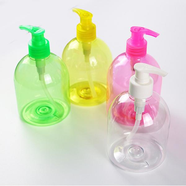 Plastic Material and PET Plastic Type Transparent Plastic Bottle With Flip Top Cap