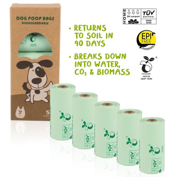 PBAT PLA Corn Starch Vest Style Bag for Compostable Trash in Aseptic Environments