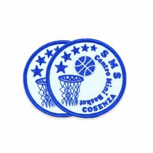Best Custom Logo Patches Embroidery Basketball Team Iron On Patch For Jerseys Hats wholesale