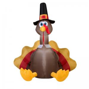 China Customized Super popular yard decorative thanksgiving giant inflatable turkey on sale