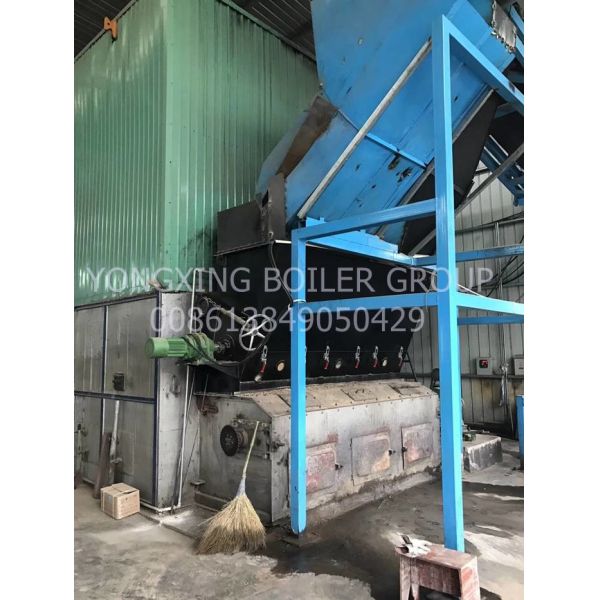 Q345R Horizontal Biomass Fired Steam Boiler , Biomass Pellet Steam Boiler