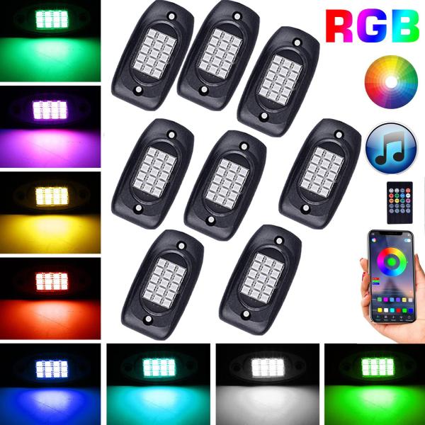 Cheap Lightweight Wireless Rock Lights With Remote Control Multiscene for sale