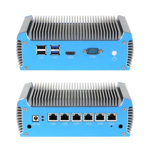 Best 6 RJ45 Ethernet Soft Router PC With DDR4 Up To 8G And Intel Celeron 3865U Processor wholesale