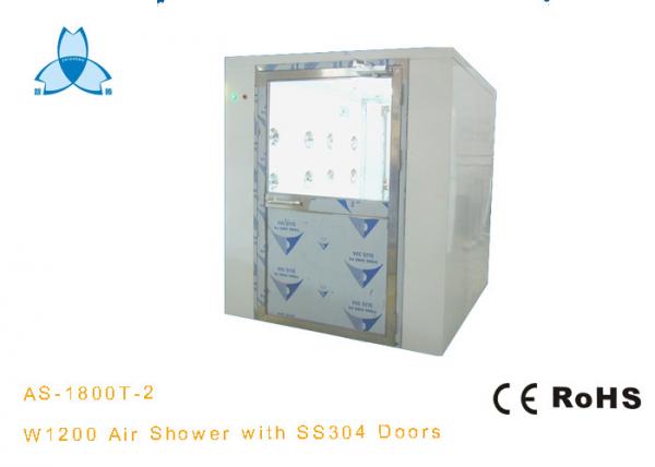 Cheap Industrial 4 Person Air Shower System Single Leaf Large Door , 22-25m/s Wind Speed for sale
