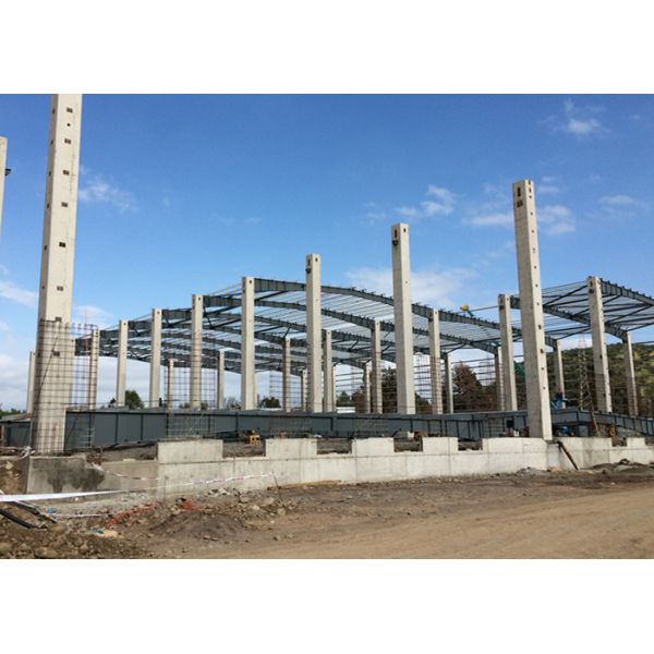 Logistic Center Steel Structure Warehouse With 0.5mm Steel Color Sheet Wall