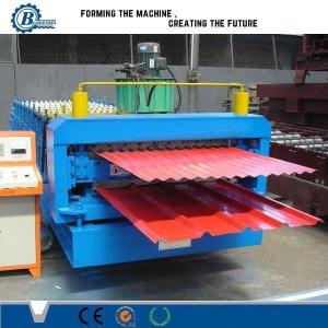 China High Efficiency Double Layer Roll Forming Machine With Automatic PLC Control System on sale