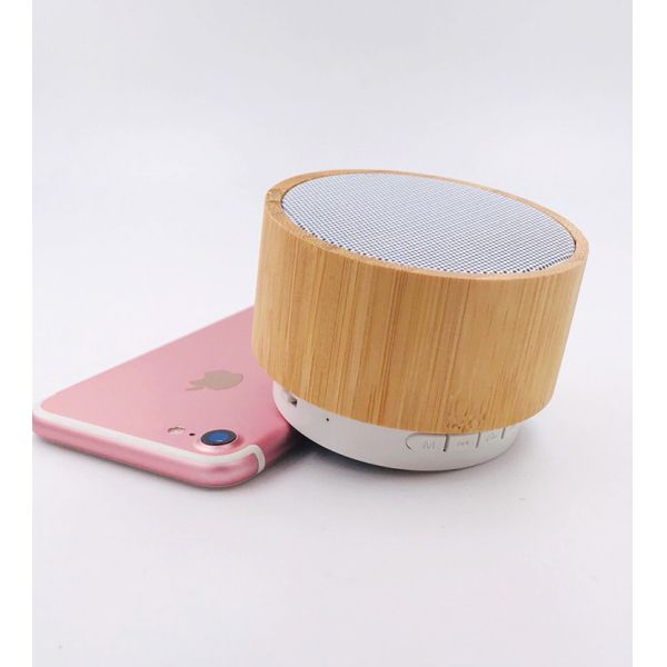 Bamboo Bluetooth Speaker With Super Bass Portable Mini Speaker Gift Speaker with FM