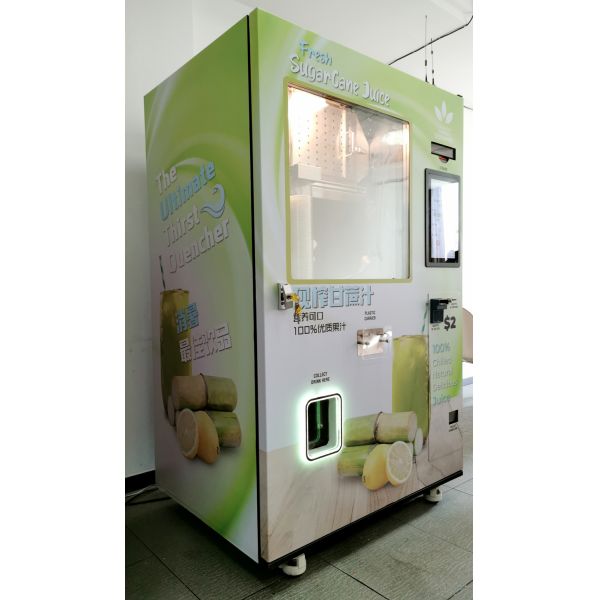 Multi Function Cane Fresh Vending Machine 220V Commercial Sugarcane Juice Machine