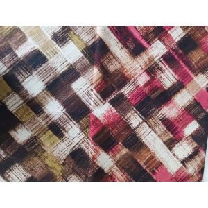 Custom Digital Print Floral Polyester Fabric Polyester Velvet Fabric