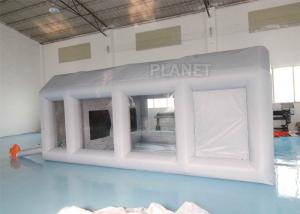 Best Grey Moveable Inflatable Car Paint Spray Booth With Filter System 6x4x2.5m wholesale