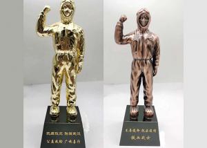 Best Disease Resistance Hero zinc alloy 250mm Height Custom Trophy Awards wholesale