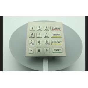 Vandalproof Metal Numeric Keypad 4x4 Access Control Matrix Vending Kiosk