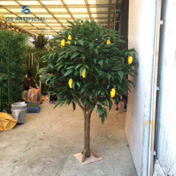 185cm Artificial Lemon Tree For Shopping Mall No Need For Sunlight , Water ,