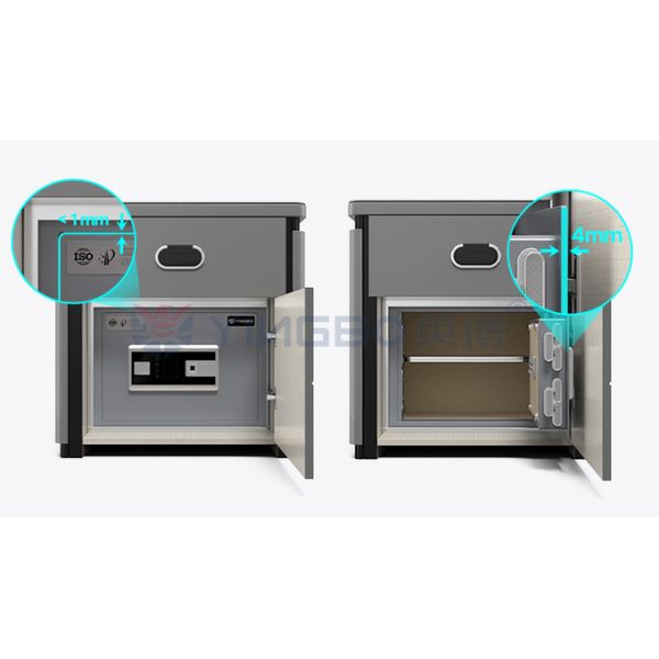 Wireless Charging Night Table Smart Safe Box For Home Security