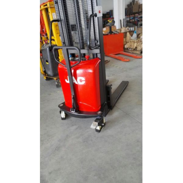 Warehouse Powered Pallet Stacker Counterbalance Electric Stacker 1000kg 1T