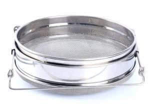 China 8-200mesh Double Layers Stainless Steel Basket Strainer Of Honey Filter Tool on sale