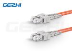 SC UPC To SC UPC Duplex OM1 Multimode Patch Cord For CATV Network
