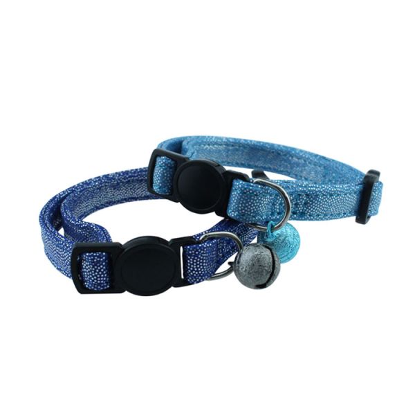 Pu Breakaway Pet Training Collars inflatable cat collar With Bling Bell