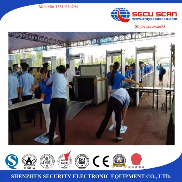 X Ray Inspection Machine With Alarm / Airport Security X Ray Scanner