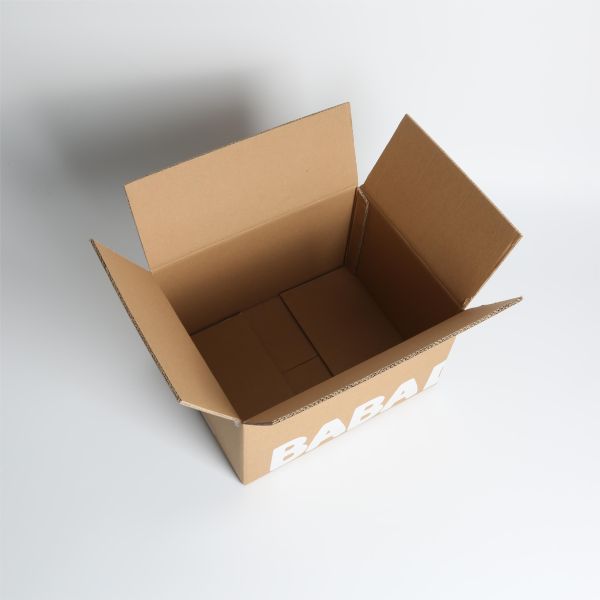Customized Kraft Corrugated Box Carton for Product Display Customer's Logo Branding
