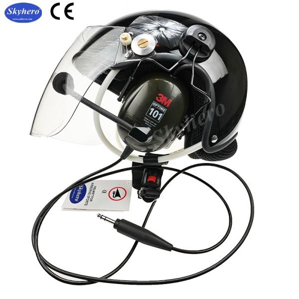 EN966 Paramotor helmet with high noise cancel headset Powered paragliding helmet PPG helmet