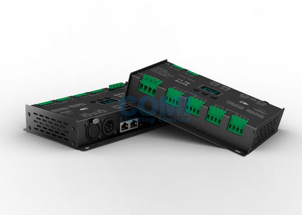 Cheap 4A * 12CH Max 1152W Output 12 Channel DMX Decoder With Signal Amplifier Function for sale
