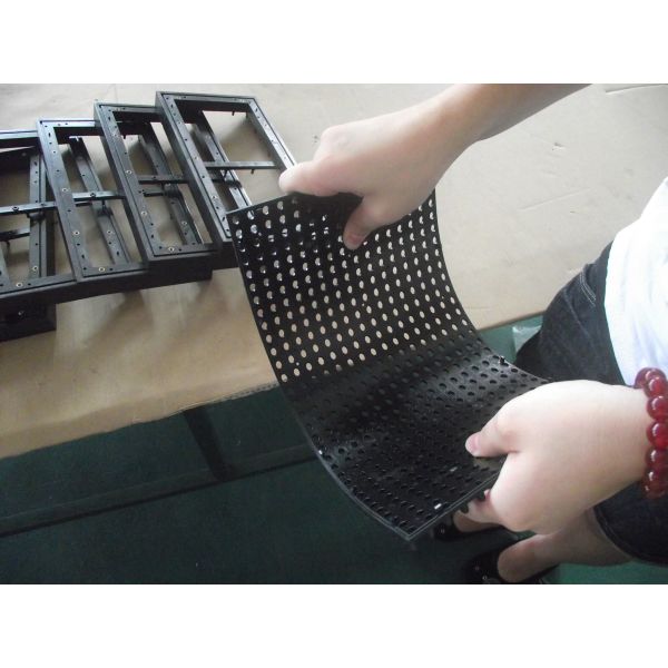 Soft Mask Large Stadium Advertising Boards Movable 960x960mm FCC UL Approved