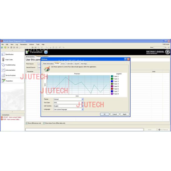 Heavy Duty Diagnostic Scanner Tool Detroit Diesel Dddl 7.09 For Servicing Detroit Diesel’s 2007 Ddec Vi Equipped Engine