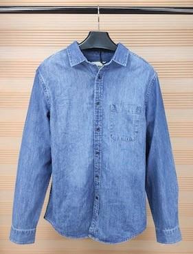 Cheap Mens Slim Style Denim Coat Blue Color Lined Demin Jacket In - Stock Items for sale