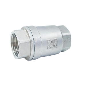 China Check Valve Customization Stainless Steel Spring Vertical Non Return Customized Request on sale