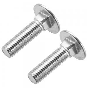 Best Steel Zinc Plated Silver Threaded Stud Bolts 3/8 X 4 - 1/2 Inch Carriage Bolt wholesale