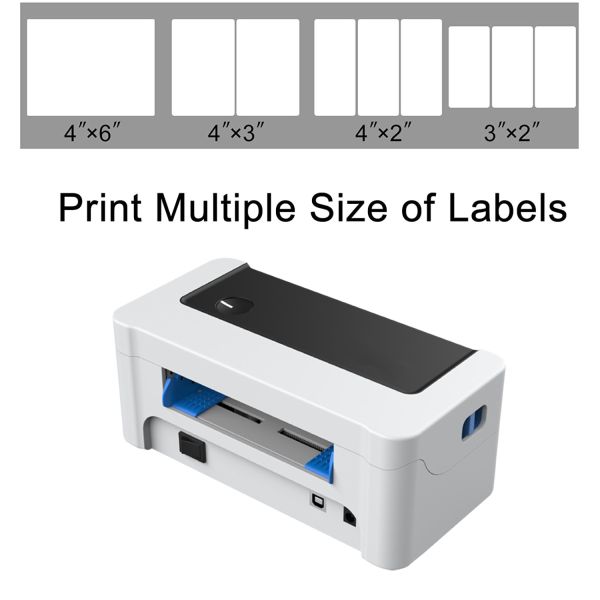 150mm/s A6 Shipping Label Printer Windows 4 X 6 Inch Label Printer