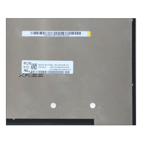 Laptop LCD On Cell Touch Screen NV140WUM-T01 1920x1200 PCBA Bent EDP 40 Pins