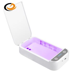 One Button Multi Function Phone Sterilizer Box White Color To Sterilize Masks