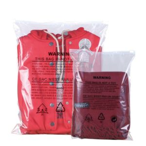 Best Dustproof CPE Zipper Bag Customizable Custom Clothing Packaging Bags Clear wholesale