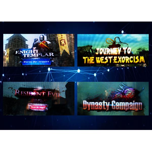 Small Space Cool Shape Virtual Reality Simulator / Shooting Game Machine