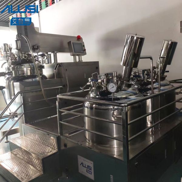 Vacuum Homogenizer Emulsifying Mixing Machine Cosmetics Lotion Face Cream Mixer Machine