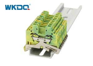China 280-107 Multiple Functions Spring Cage Connection Terminal Block , Spring Loaded Wire Terminal Feed Through on sale
